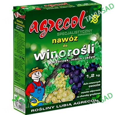 Удобрение Agrеcol для винограда, смородины, малины, 1,2кг