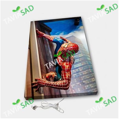 Обігрівач-картина АртТепло Людина павук інфракрасний настінний Hot00019