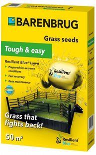 Газон, семена газонных трав, Barenbrug Resilient Blue Lawn 5 кг
