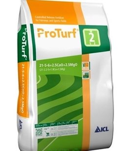 Удобрение для газона Pro-turf 21+5+6+2Cao+2MgO 25кг